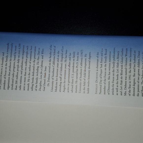 For couples Dr James Dobson book home one size blue encouragement for evening - Picture 15 of 15